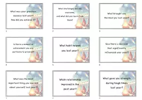 Vorschau - Arbeitsblätter - New Year - Stop and Swap Cards - ENGLISCH - - Deckblatt