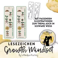 Vorschau - Mal- und Bastelvorlagen - Growth Mindset - Materialsammlung inkl. Cliparts - Seite 3