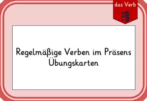 Vorschau - Stationenlernen - Verben Stationenarbeit Aufgabenkarten - Deckblatt