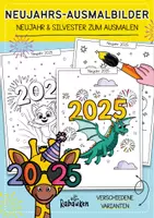 Vorschau - Arbeitsblätter - Neujahrs-Ausmalbilder 🎨🎇 – Kreativer Start ins neue Jahr! 🎉 - Deckblatt
