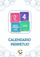 anteprima - Programmi scolastici / Materiali per docenti - CALENDARIO perpetuo da costruire - Pagina di copertina