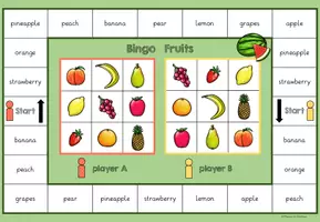 Vorschau - Spiele - Bingo Food: Fruits/Bingo Früchte - Seite 1