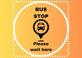 Vorschau - selbst erstellte Cliparts/Grafiken - Bus Stop Sign yellow & green (Bushaltestellen-Methode) - Deckblatt