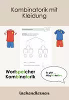 Vorschau - Stundenentwürfe - Materialpaket: Kombinatorik (inkl. Unterrichtsentwurf und Material) - Seite 1