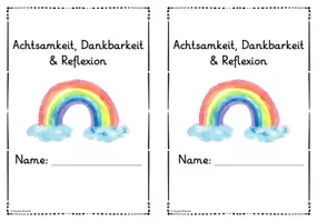 Vorschau - Anderer Materialtyp - Journaling für Klasse 1 und 2 - Dankbarkeit, Achtsamkeit und Reflexion - Seite 1