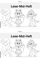 Vorschau - Arbeitsblätter - Lese-Mal-Heft Fasching Karneval Klasse 2-4 | Lesen und Malen | Leseverständnis - Seite 3