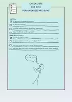 Vorschau - Arbeitsblätter - Checkliste-Personenbeschreibung - Seite 1