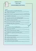 Vorschau - Arbeitsblätter - Checkliste-Personenbeschreibung - Deckblatt