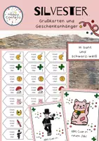 Vorschau - Anderer Materialtyp - Silvester und Glücksbringer - Geschenkanhänger und Grußkarten - Deckblatt