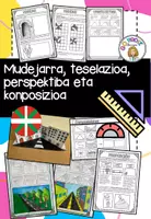 Vista previa - Unidades / Secuencias / Situaciones de Aprendizaje - Arte: Mudéjar, teselado, perspectiva y composición. Euskera - Portada