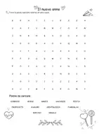 anteprima - Materiale di supporto/inclusione - Crucipuzzle dell'anno nuovo - Pagina 1