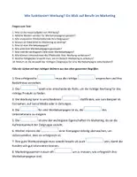 Vorschau - Arbeitsblätter - Lückentext: Werbung. Marketing - Seite 2