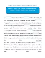 Vorschau - Arbeitsblätter - Lückentext: Arbeitsblatt_Fotograf - Seite 1