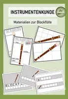 Vorschau - Arbeitsblätter - Instrumentenkunde - Materialien zur Blockflöte - Deckblatt