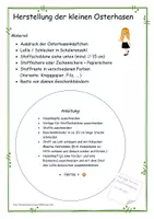 Vorschau - Mal- und Bastelvorlagen - DIY Osterhasen - Lollis - Seite 1