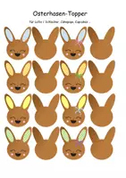 Vorschau - Mal- und Bastelvorlagen - DIY Osterhasen - Lollis - Seite 2