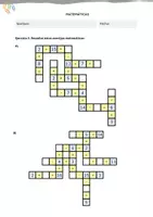 anteprima - Esercizi - Matematica (addizioni, sottrazioni, moltiplicazione e divisione) in spagnolo - Pagina 3