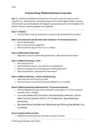 Vorschau - Arbeitsblätter - Arbeitsauftrag Bildbetrachtung als Leporello - Deckblatt