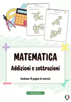 Vista previa - Unidades / Secuencias / Situaciones de Aprendizaje - Matemáticas (sumas y restas) en italiano - Portada