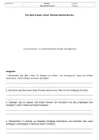 Vorschau - Arbeitsblätter - Arbeitsblattsammlung zu Tschick - Deckblatt