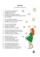 Vorschau - Fördermaterial/Inklusion - Sterntaler - Märchentext auf einer Seite - Seite 2