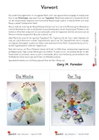 Vorschau - Unterrichtsreihen - Tageskreis und Wochenkreis – Legekreis zu Wochentagen und Tagesablauf | Sachunterricht, Grundschule, Förderschule, Sekundarstufe I, Klasse 2–6 | Montessori, Legestern, Tageszeit, Uhrzeit, kosmisch - Seite 2