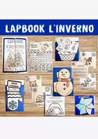anteprima - Esercizi - ❄️ Lapbook d’Inverno - Pagina di copertina