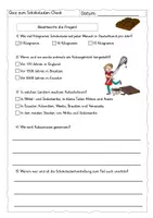 Vorschau - Arbeitsblätter - Quiz zum Schokoladen-Check (mit Lösung) - Deckblatt