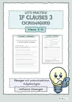 Vorschau - Arbeitsblätter - Übungsmaterial Conditional 3 - screenagers - Deckblatt