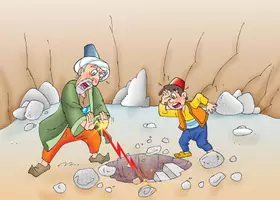 Vorschau - Arbeitsblätter - Aladin und die Wunderlampe Kamishibai/Erzähltheater/Fabel/Tafelbilder - Seite 3
