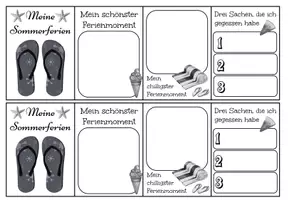 Vorschau - Mal- und Bastelvorlagen - Mein Ferienfaltheft (Sommer-, Frühling-, Herbst- und Weihnachtsferien) - Seite 2