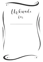 Vorschau - selbst erstellte Cliparts/Grafiken - Vorlage und Rahmen für Urkunden - Deckblatt
