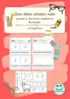 Vorschau - Arbeitsblätter - Lesen, kleben und schreiben (Kl.1) 8. Teil - für Flex&Flora - Deckblatt