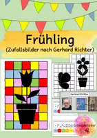 Vorschau - Arbeitsblätter - Kunst: Zufallsbilder, Frühling, Gerhard Richter, Künstler - Deckblatt