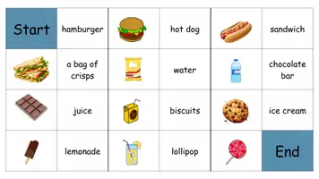 Vorschau - Spiele - Domino snacks, sweets and softdrinks - Deckblatt
