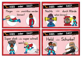 Vorschau - Spiele - Dies oder das - Spiel - Superkräfte (Entweder - oder) - Seite 1