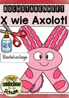 Vorschau - Mal- und Bastelvorlagen - Buchstabentiere Bastelvorlagen – Buchstabenheft Grundschule (Klasse 1) | Materialpaket - Seite 1
