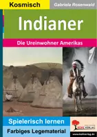 Vorschau - Bildkarten - Ureinwohner Amerikas | Legestern, Prärie-, Wald-, Küsten-, Pueblovölker, Montessori, Farbdruck | Sachunterricht Grundschule Sekundarstufe Klasse 2-7 - Deckblatt