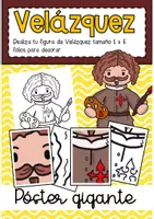 Vorschau - Mal- und Bastelvorlagen - Riesiges Poster von Velázquez - Deckblatt