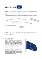 Vorschau - Arbeitsblätter - Was ist die EU? - Deckblatt