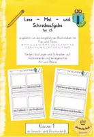 Vorschau - Arbeitsblätter - (Bundle) Lies, male und schreibe! passend zu Flex und Flora (Kl.1) - Seite 1