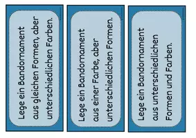 Vorschau - Arbeitsblätter - Bandornamente: Übungsmaterialien zum Legen, Zeichnen und Erklären - Seite 1