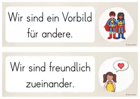Vorschau - Poster - Klassenregeln (auch in Silbenschrift) - Seite 2