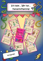 Vorschau - Stationenlernen - Ich habe wer hat Fasnacht - Deckblatt