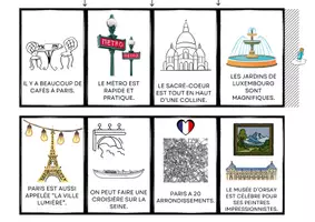 Vorschau - Arbeitsblätter - Mini Livre A Paris 3 Versionen (Leporello) - Seite 2