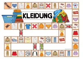 Vorschau - Spiele - KLEIDUNG Brettspiel für die Satzerarbeitung - Seite 3