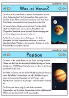 Vorschau - Bildkarten - Wissenskartei - Venus | Planeten | Astronomie - Seite 1
