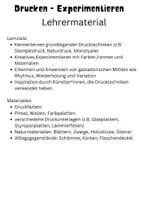 Vorschau - Unterrichtsreihen - Drucken - Experimentieren Unterrichtseinheit - Seite 1
