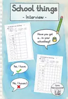 Vorschau - Arbeitsblätter - School things - Interviews - Stundenmaterial - Deckblatt