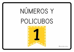 Vista previa - Refuerzo / NEE / Materiales de apoyo - TARJETAS CON NÚMEROS Y POLICUBOS - página 3
